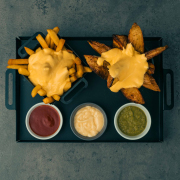 Potato platter  with deep cheese